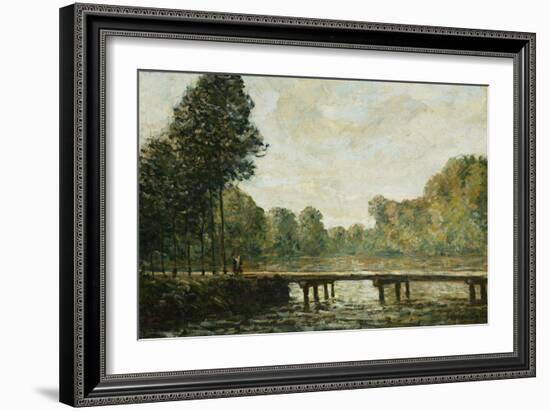 Petit Pont Sur L'Orvanne, 1890-Alfred Sisley-Framed Giclee Print