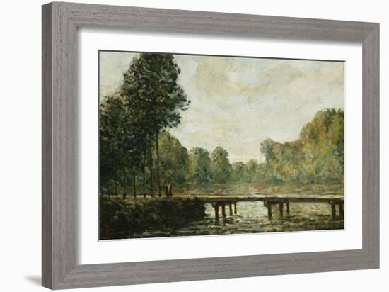 Petit Pont sur l'Orvanne-Alfred Sisley-Framed Giclee Print