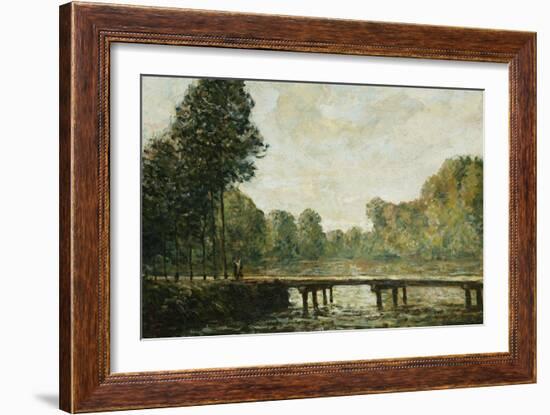 Petit Pont sur l'Orvanne-Alfred Sisley-Framed Giclee Print