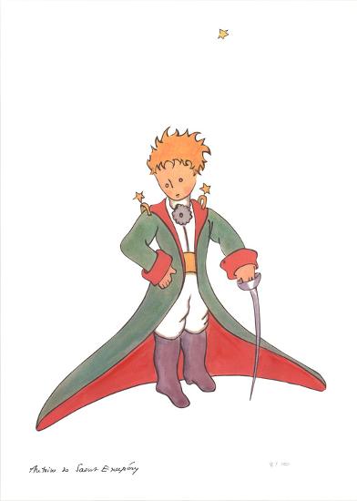 Petit Prince Et La Cape Rouge Serigraph Antoine De Saint Exupery Art Com Petit Prince Et La Cape Rouge Serigraph Antoine De Saint Exupery Art Com