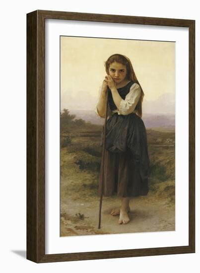 Petite Bergere-William Adolphe Bouguereau-Framed Giclee Print