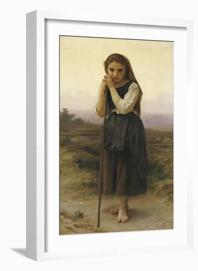 Petite Bergere-William Adolphe Bouguereau-Framed Giclee Print