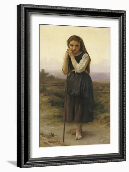 Petite Bergere-William Adolphe Bouguereau-Framed Giclee Print