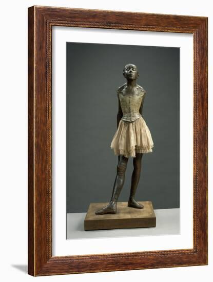 Petite danseuse de 14 ans ou Grande danseuse habillée-Edgar Degas-Framed Giclee Print