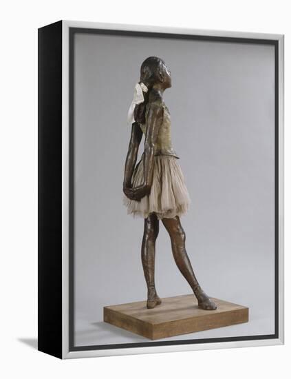 Petite danseuse de 14 ans ou Grande danseuse habillée-Edgar Degas-Framed Premier Image Canvas