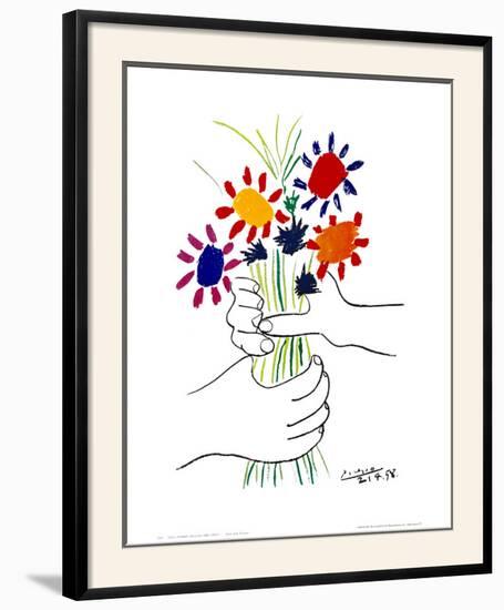 'Petite Fleurs' Framed Art Print - Pablo Picasso | Art.com