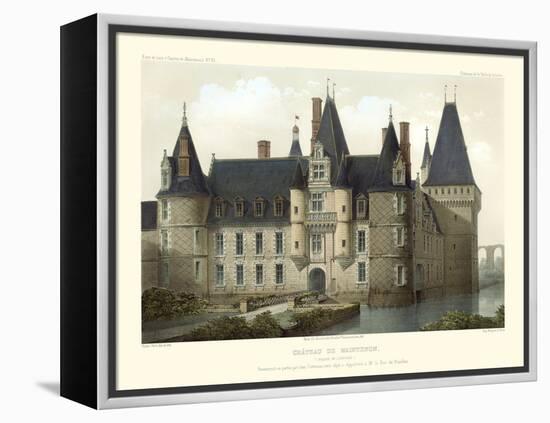 Petite French Chateaux II-Victor Petit-Framed Stretched Canvas