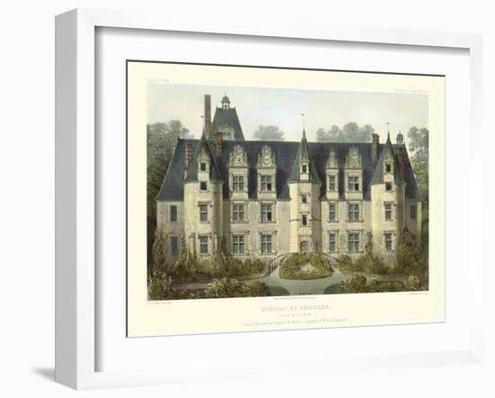 Petite French Chateaux III-Victor Petit-Framed Art Print