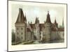 Petite French Chateaux IV-Victor Petit-Mounted Art Print