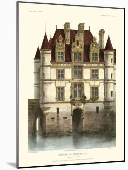 Petite French Chateaux IX-Victor Petit-Mounted Art Print