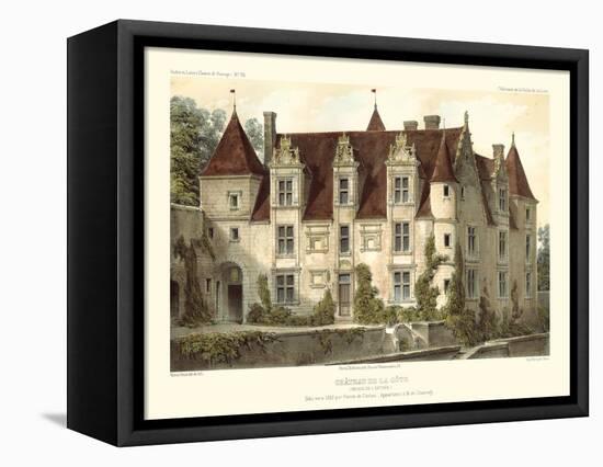 Petite French Chateaux VI-Victor Petit-Framed Stretched Canvas