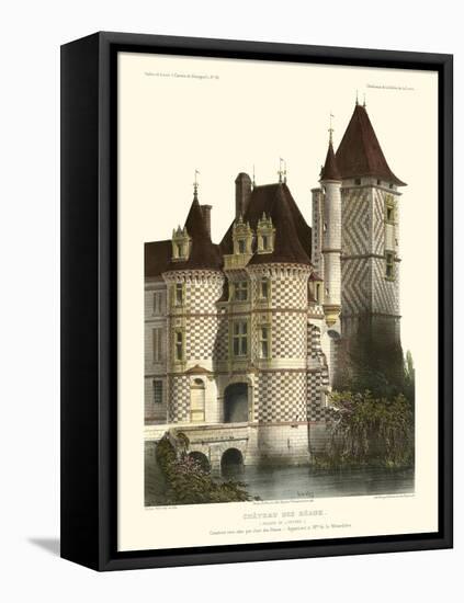 Petite French Chateaux X-Victor Petit-Framed Stretched Canvas