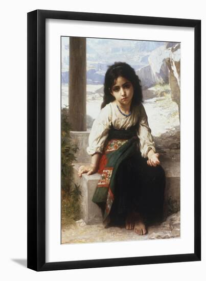 Petite Mendiante, 1880-William Adolphe Bouguereau-Framed Giclee Print