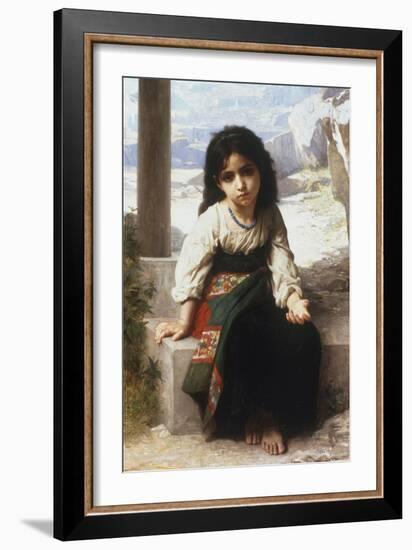 Petite Mendiante, 1880-William Adolphe Bouguereau-Framed Giclee Print