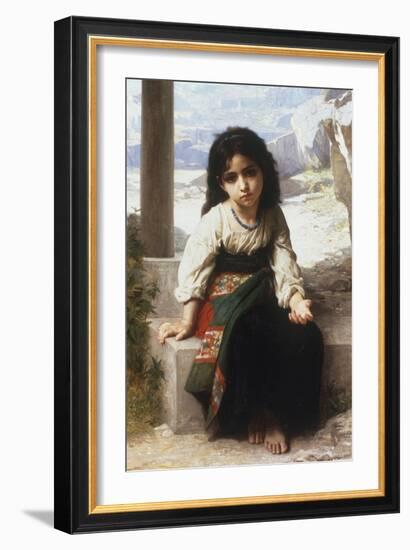 Petite Mendiante, 1880-William Adolphe Bouguereau-Framed Giclee Print