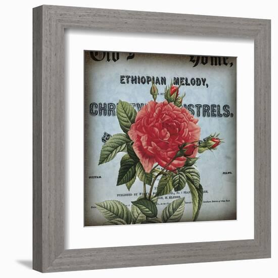 Petite Rose II-Sabine Berg-Framed Art Print