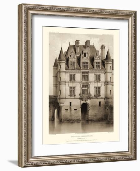 Petite Sepia Chateaux V-Victor Petit-Framed Art Print