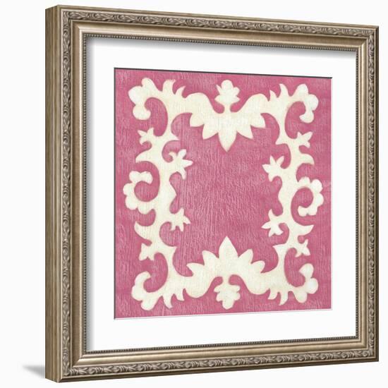 Petite Suzani in Pink-Chariklia Zarris-Framed Art Print