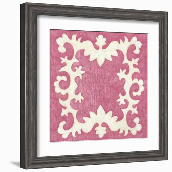 Petite Suzani in Pink-Chariklia Zarris-Framed Art Print