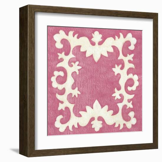 Petite Suzani in Pink-Chariklia Zarris-Framed Art Print