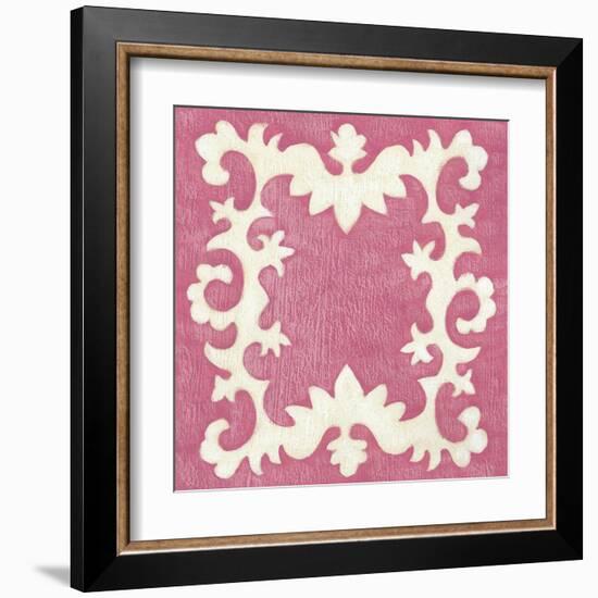 Petite Suzani in Pink-Chariklia Zarris-Framed Art Print