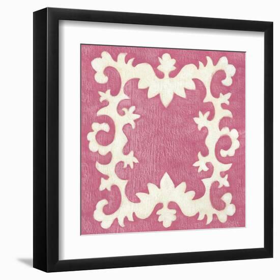 Petite Suzani in Pink-Chariklia Zarris-Framed Art Print