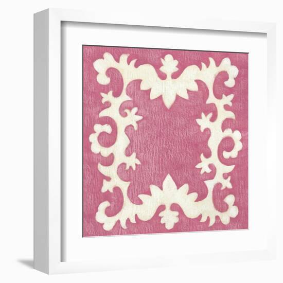 Petite Suzani in Pink-Chariklia Zarris-Framed Art Print