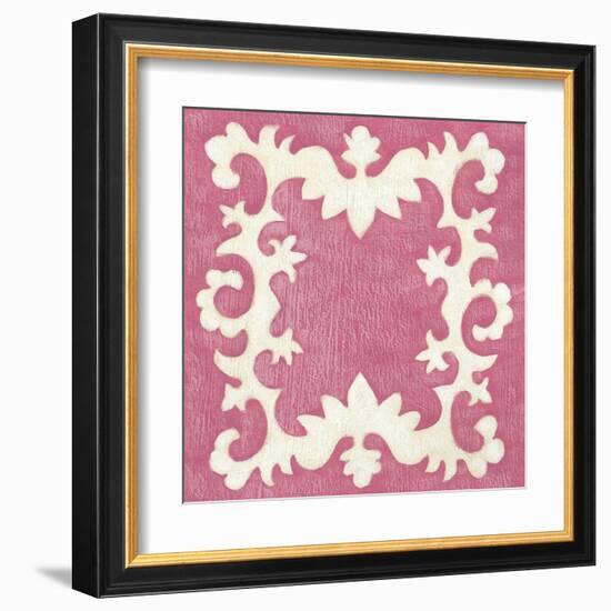 Petite Suzani in Pink-Chariklia Zarris-Framed Art Print