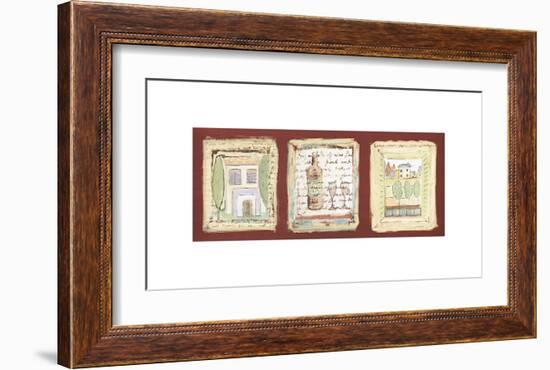 Petites Maisons de Provence-Jane Claire-Framed Giclee Print