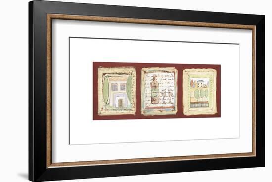 Petites Maisons de Provence-Jane Claire-Framed Giclee Print