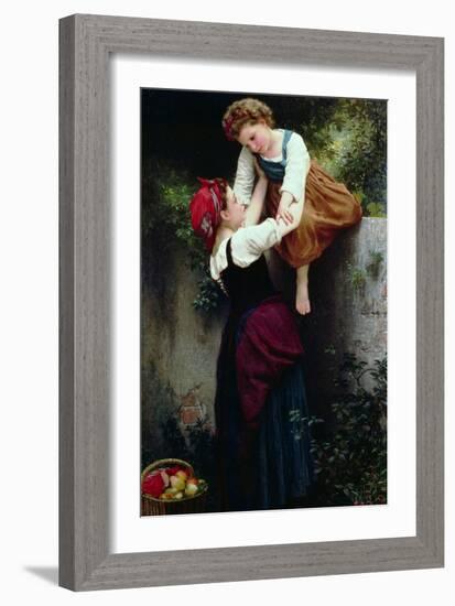 Petites Maraudeuses or Little Thieves-William Adolphe Bouguereau-Framed Art Print