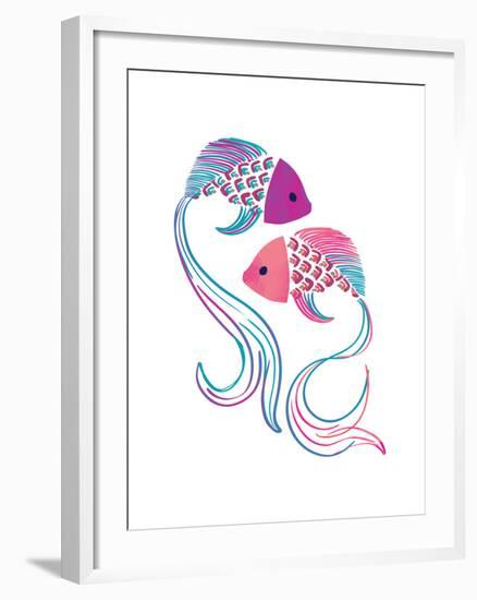 Petits Poissons-null-Framed Giclee Print