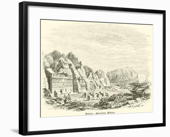 Petra, Ancient Edom-null-Framed Giclee Print