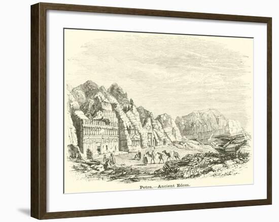Petra, Ancient Edom-null-Framed Giclee Print