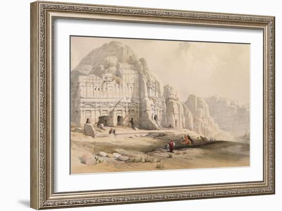 Petra, March 8th, 1839-David Roberts-Framed Giclee Print