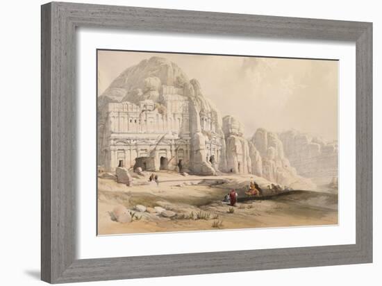 Petra, March 8th, 1839-David Roberts-Framed Giclee Print