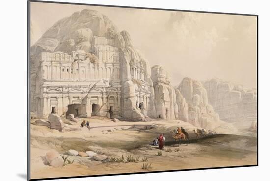 Petra, March 8th, 1839-David Roberts-Mounted Giclee Print