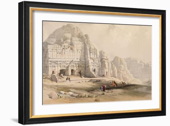 Petra, March 8th, 1839-David Roberts-Framed Giclee Print