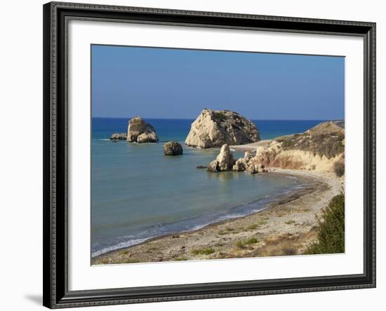 Petra Tou Romiou, Aphrodite's Rock, UNESCO World Heritage Site, Near Paphos, Cyprus, Mediterranean,-Hans Peter Merten-Framed Photographic Print