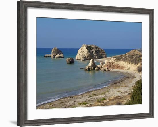 Petra Tou Romiou, Aphrodite's Rock, UNESCO World Heritage Site, Near Paphos, Cyprus, Mediterranean,-Hans Peter Merten-Framed Photographic Print