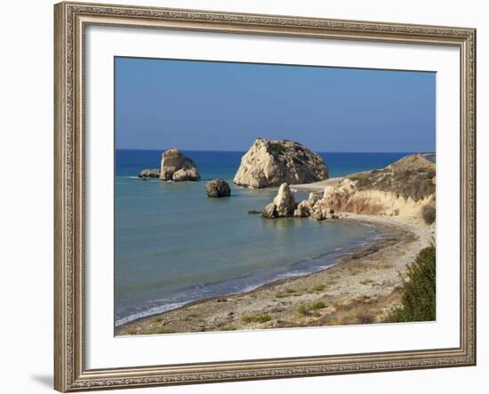 Petra Tou Romiou, Aphrodite's Rock, UNESCO World Heritage Site, Near Paphos, Cyprus, Mediterranean,-Hans Peter Merten-Framed Photographic Print