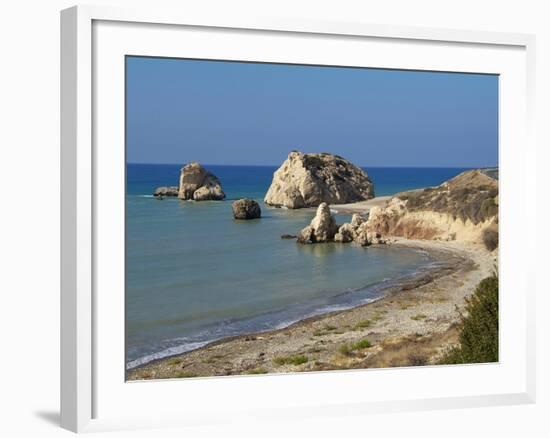 Petra Tou Romiou, Aphrodite's Rock, UNESCO World Heritage Site, Near Paphos, Cyprus, Mediterranean,-Hans Peter Merten-Framed Photographic Print