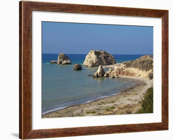 Petra Tou Romiou, Aphrodite's Rock, UNESCO World Heritage Site, Near Paphos, Cyprus, Mediterranean,-Hans Peter Merten-Framed Photographic Print