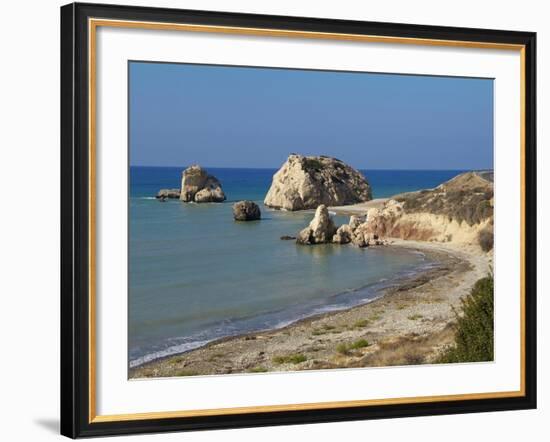 Petra Tou Romiou, Aphrodite's Rock, UNESCO World Heritage Site, Near Paphos, Cyprus, Mediterranean,-Hans Peter Merten-Framed Photographic Print