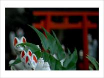 Japanese Shrine Wishes-Petra Wels-Framed Giclee Print