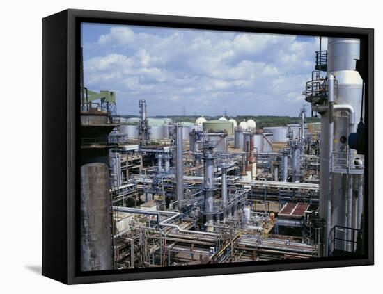 Petro-Chemical Plant-Hans Peter Merten-Framed Premier Image Canvas