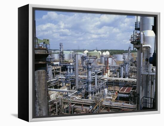 Petro-Chemical Plant-Hans Peter Merten-Framed Premier Image Canvas