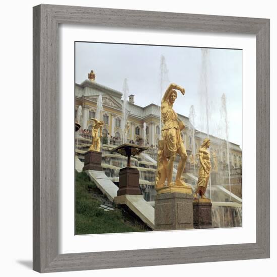 Petrodovorets Palace Near St Petersburg, 19th Century-CM Dixon-Framed Photographic Print