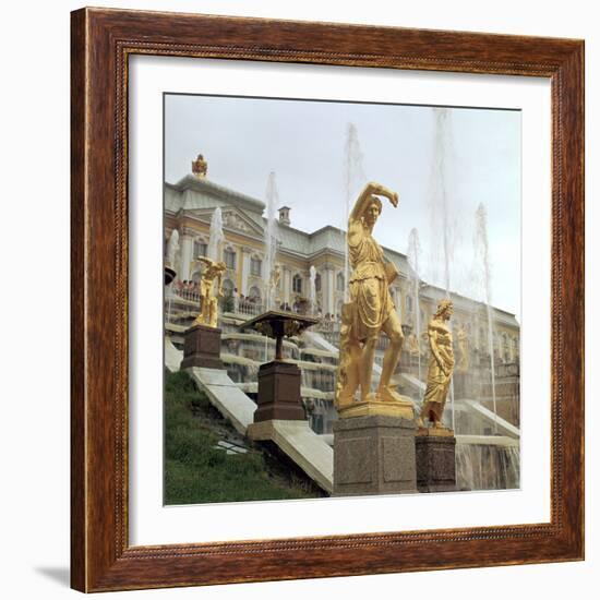 Petrodovorets Palace Near St Petersburg, 19th Century-CM Dixon-Framed Photographic Print