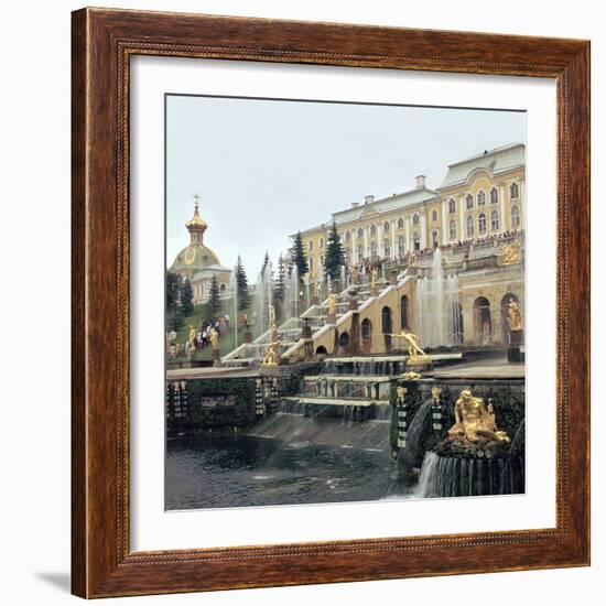 Petrodovorets Palace Near St Petersburg, 19th Century-CM Dixon-Framed Photographic Print